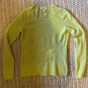 Peck & Peck Women's Green Cashmere Sweater